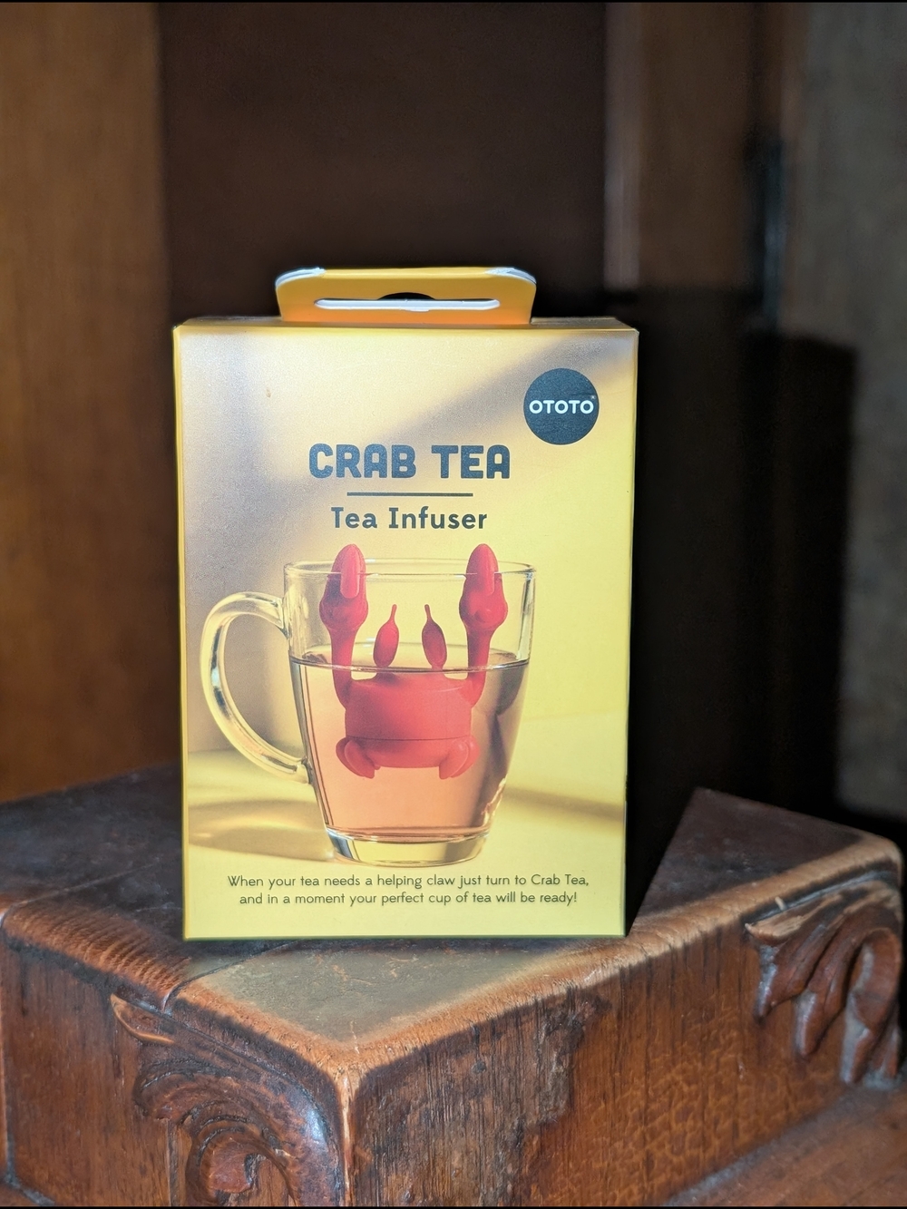 Crab Tea Infuser - Red Tea Steeper